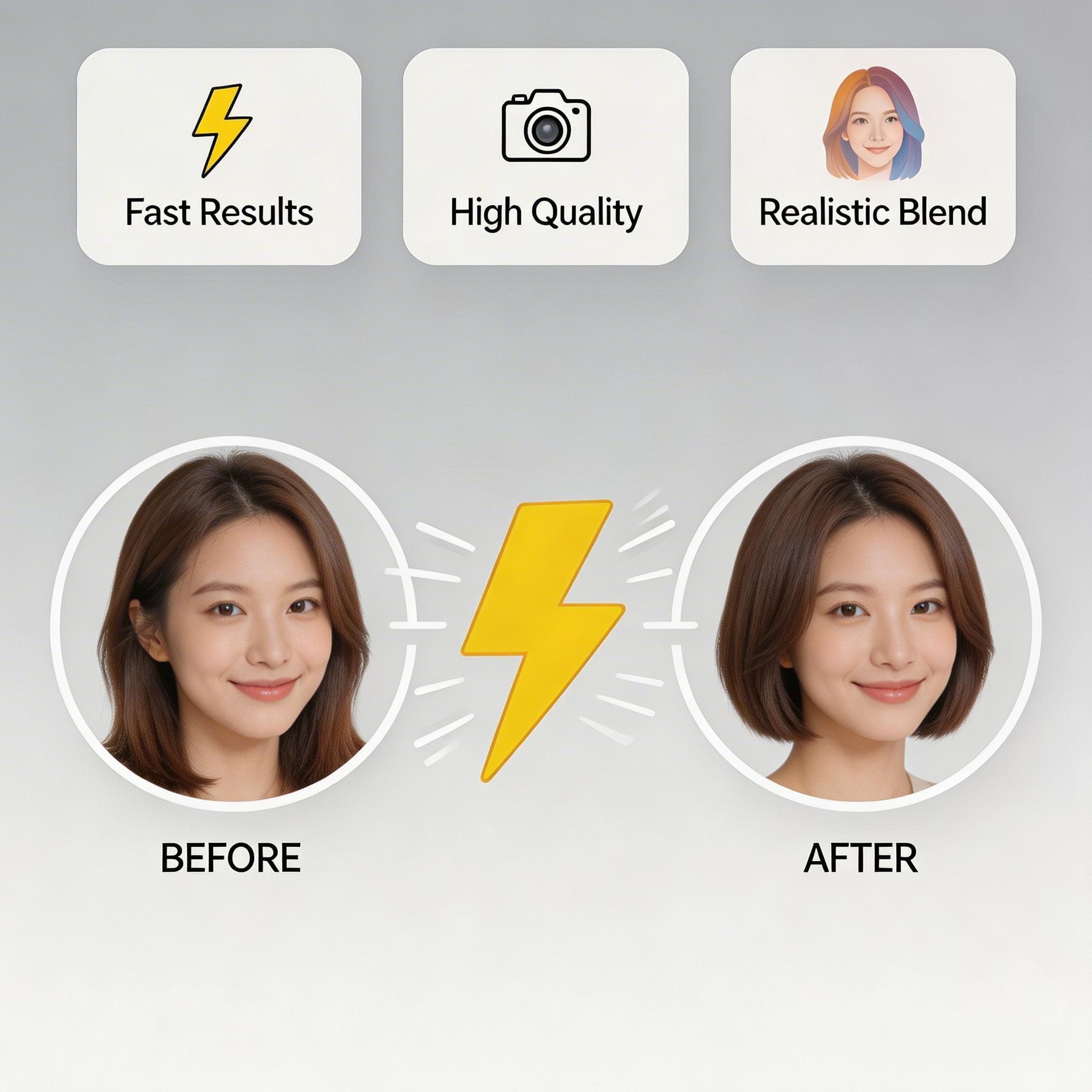 Free Virtual Hairstyle Try-On in Seconds